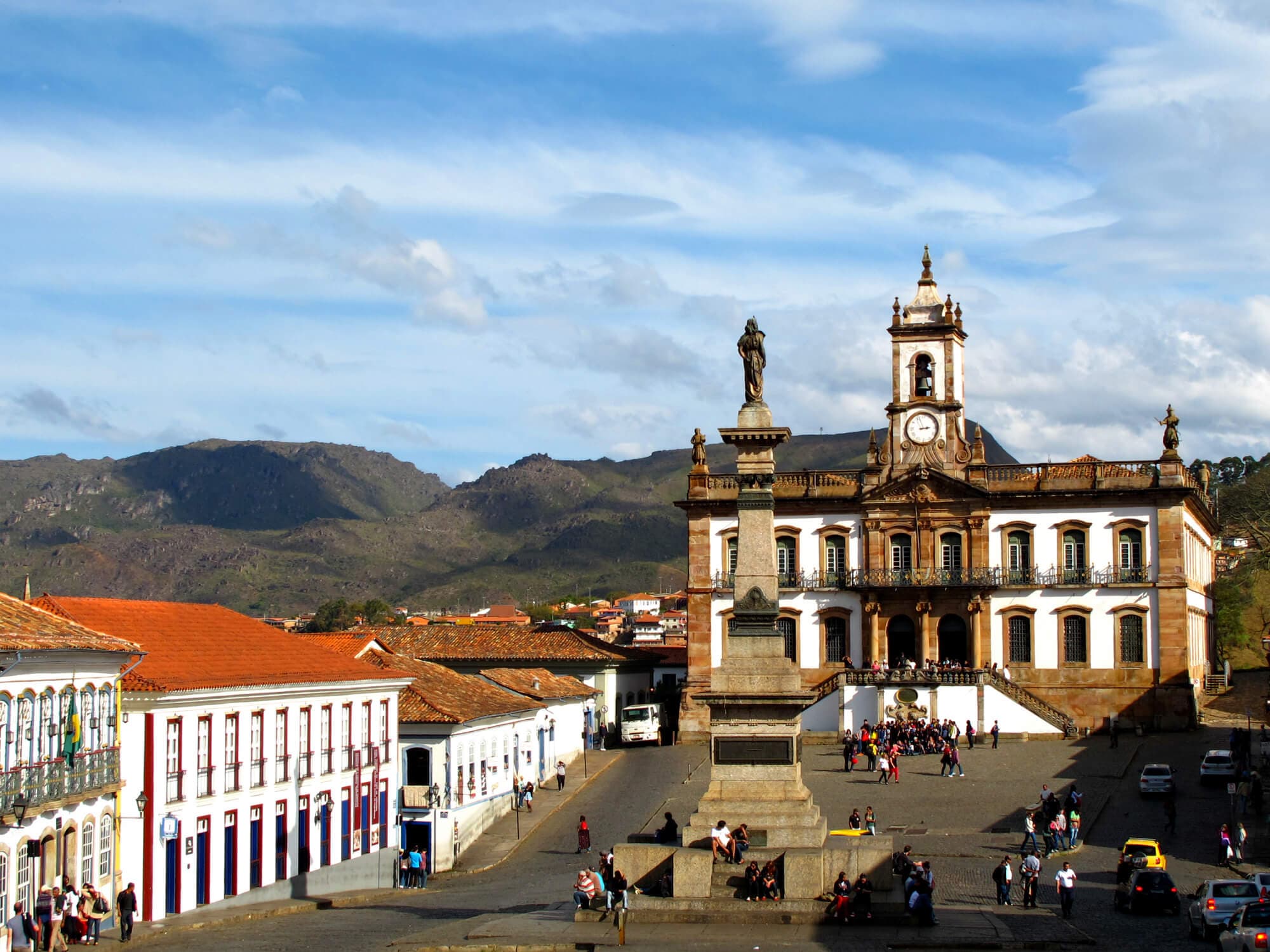 Vista aérea de Ouro Preto